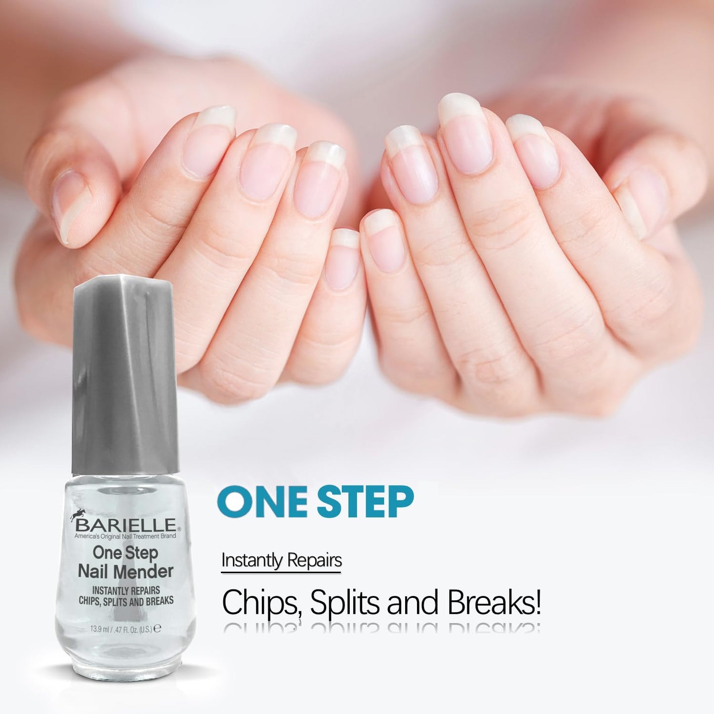 Barielle One Step Nail Mender .47 oz. - Repairs Split, Chipped and Damaged Nails Clear