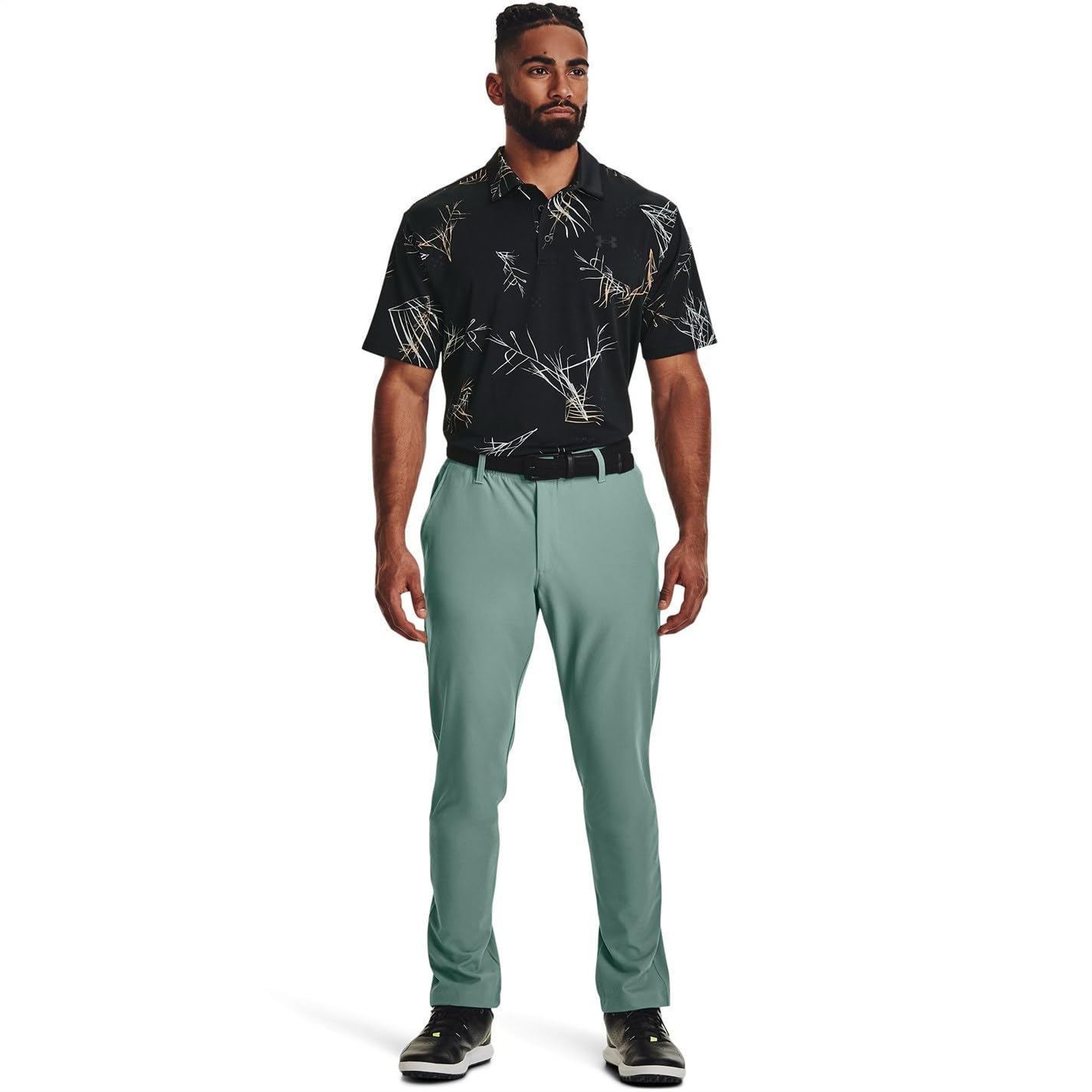 Under Armour Mens Playoff 2.0 Golf Polo, (052) Black / / Black, X-Small