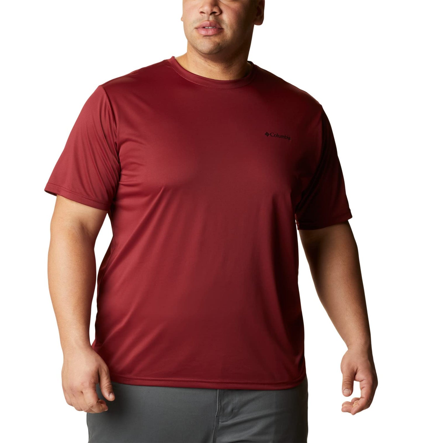 Columbia Men's Hike Crew, Red Jasper, X-Large Tall