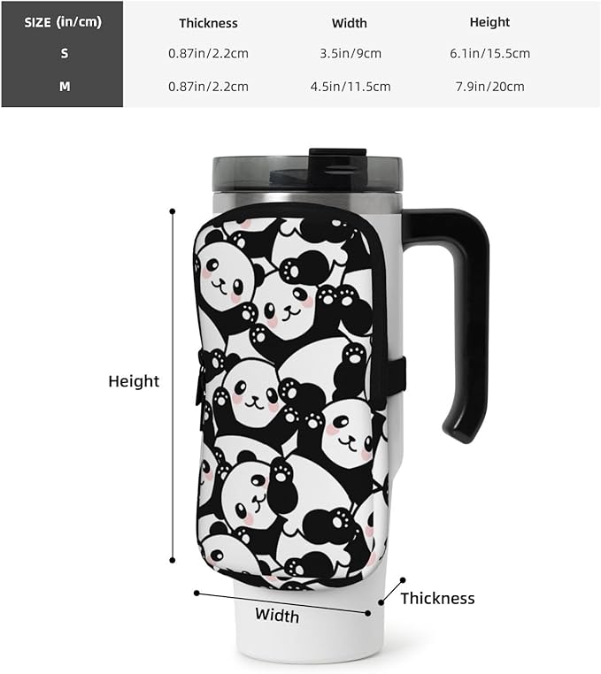 Galaxy Mandala Water Bottle Pouch for Stanley Cup 40oz 30oz,Personalized Gym Purse for Men Women, Tumbler Pouch with Versatile Pocket Water Bottle Bag for Cards, Keys, Phone