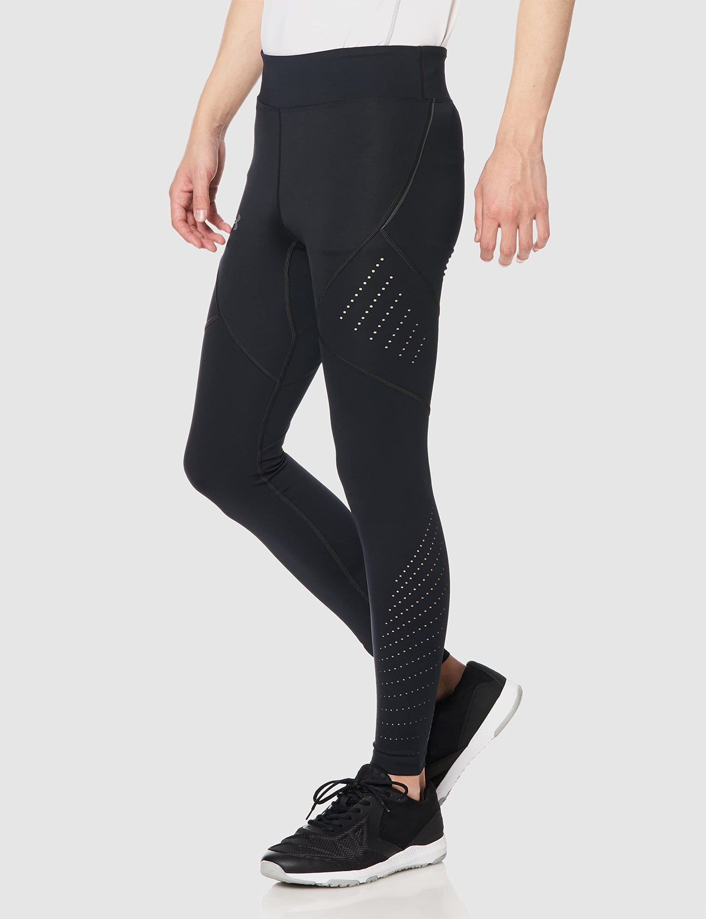 Under Armour Men's Speedpocket Tights, Black (001)/Neptune, XX-Large