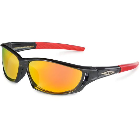 X LOOP Polarized Sports Sunglasses for Men - Wrap Around UV400 Baseball Running Cycling Driving Fishing Golf Glasses