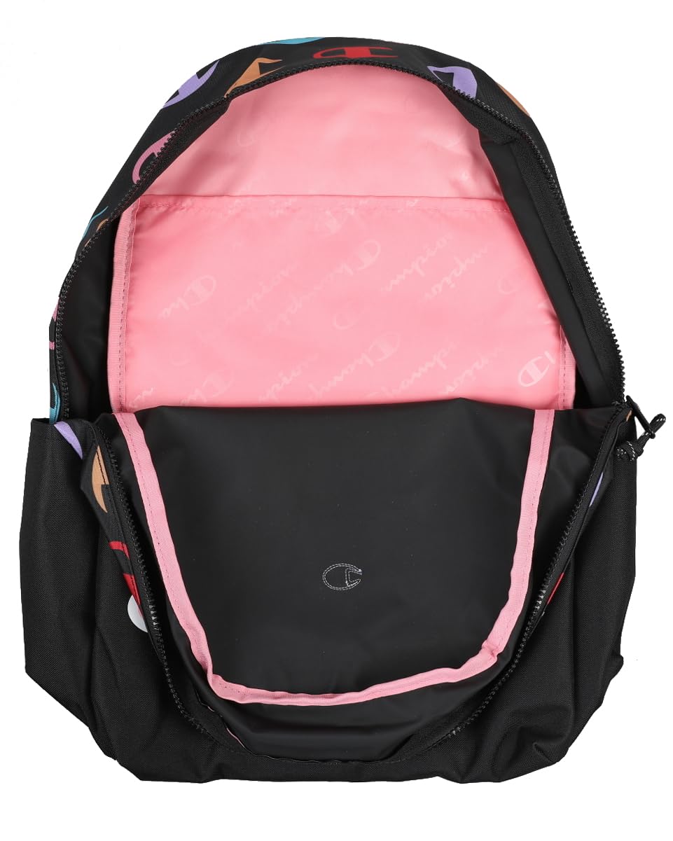 Champion Mens Laptop Basic-multipurpose-backpacks, Black/Multi