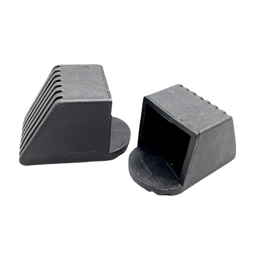 Generic 2 Pieces Fitness Equipment End Cap Gym Equipment Fitness Accessories Floor Protectors Replacement Workout Square End Cap, 40x40mm, Optional