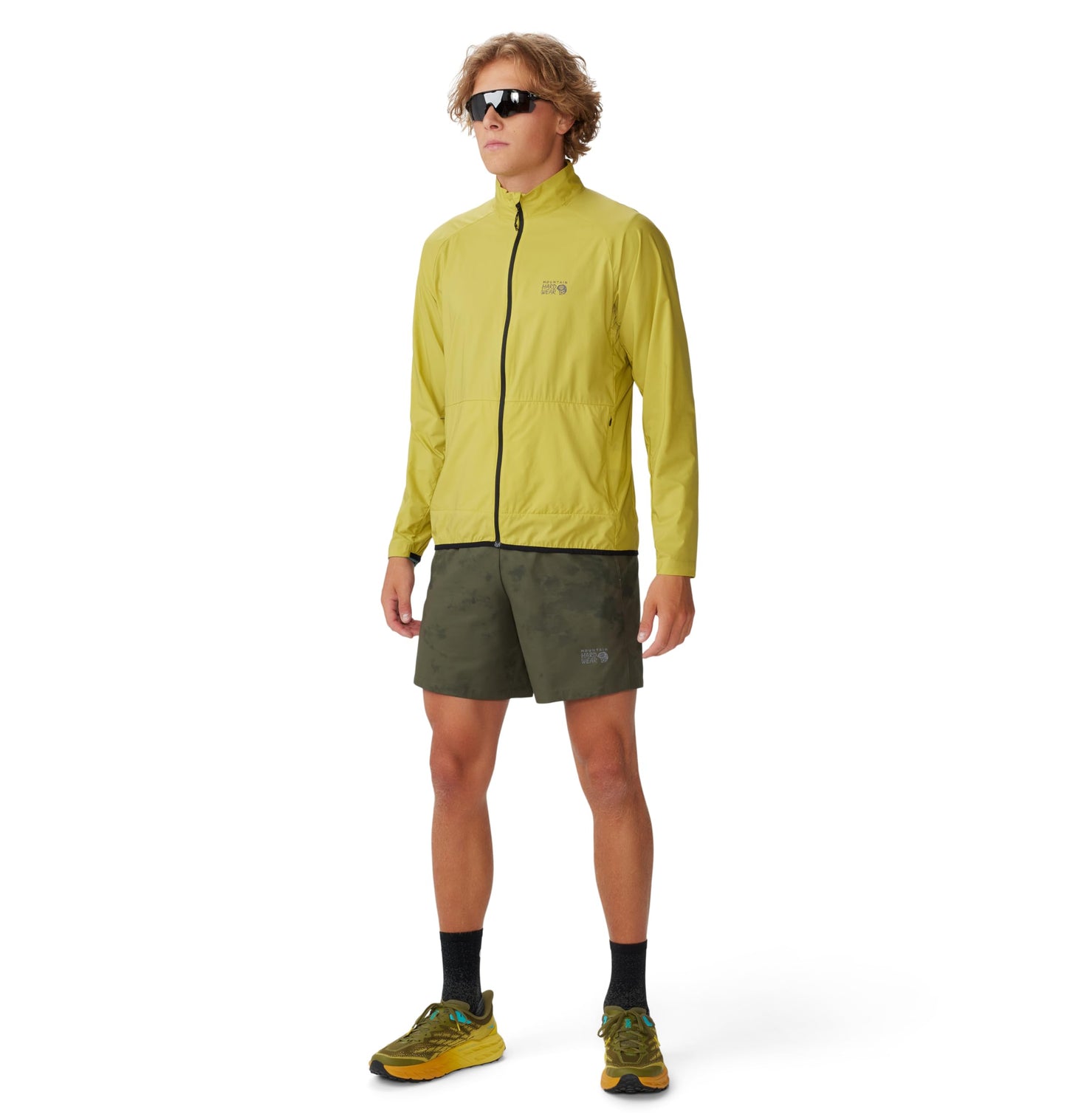 Mountain Hardwear Men's Standard Shade Lite Short, Dark Pine Nebula Print, XX-Large Long