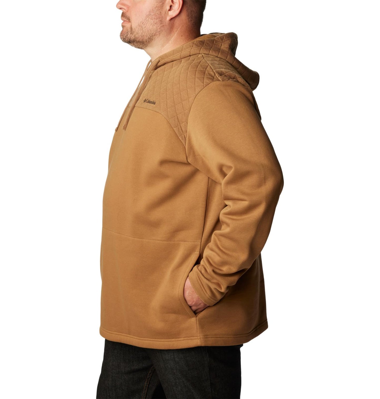 Columbia Men's Hart Mountain Quilted Hoodie, Delta, Large Tall