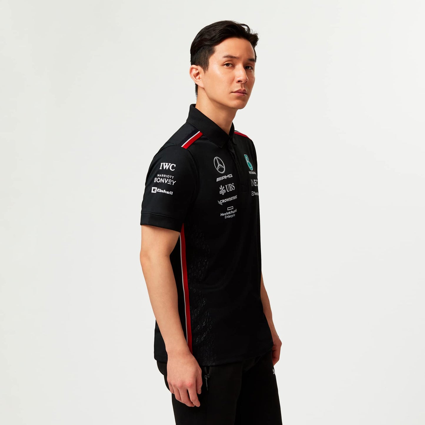 Mercedes AMG Petronas Formula One Team - 2023 Team Polo - Black - Men - Size: M