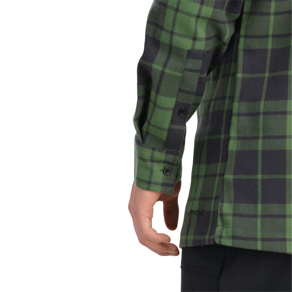 Spyder Mens Elevation Tech Flannel Shirt