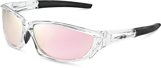 X LOOP Polarized Sports Sunglasses for Men - Wrap Around UV400 Baseball Running Cycling Driving Fishing Golf Glasses