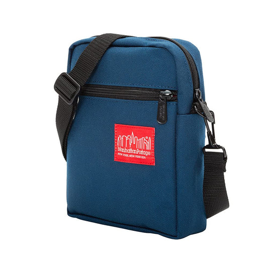 Manhattan Portage City Lights Bag (SM) Adjustable Shoulder Strap Large Compartment Water Resistant 1000D Cordura Everyday Carry (Navy)