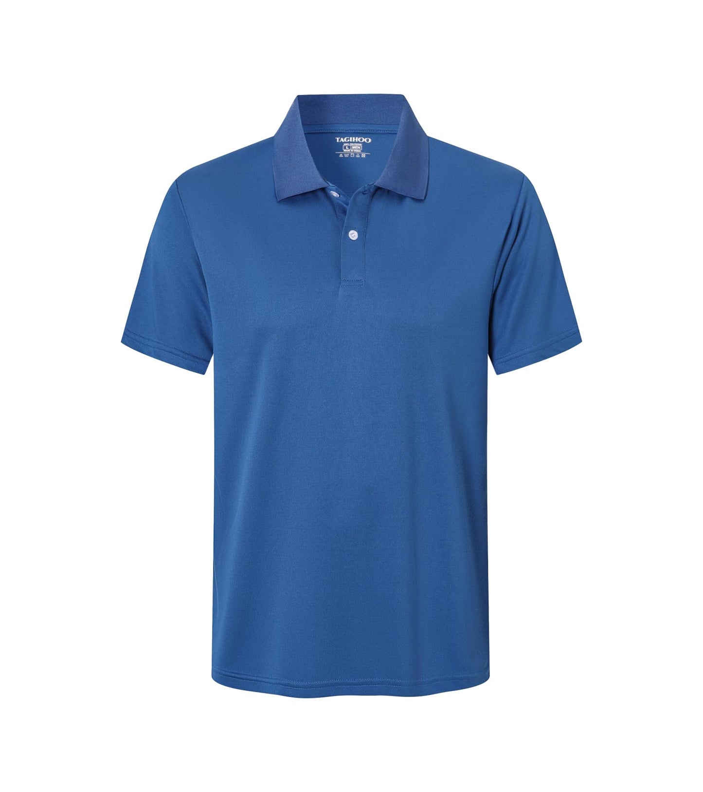 TAGIHOO 5 Pack Men's Mesh Athletic Polo Shirt Quick Dry Golf Moisture Wicking Active Short Sleeve Workout Training(2B2W1G,XL)