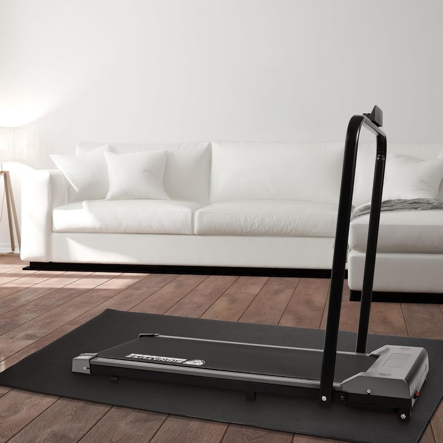 Fitvids High Density Home Gym Treadmill Exercise Bike Equipment Mat, 1/4" Thick, 30" x 60" (2.5 x 5FT)