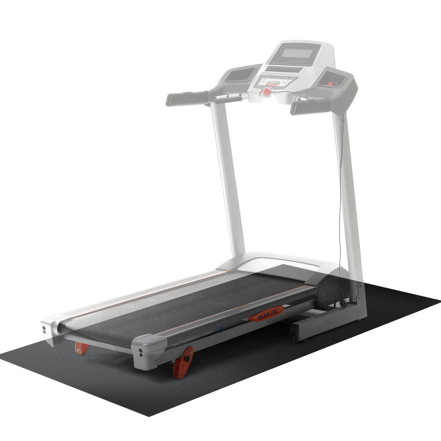 GymCope Treadmill mat, 72''x36'' Exercise Equipment Mat for Hardwood Floor Carpet Protection, 6mm Thick, Exercise Bike Mat Pad for Indoor Cycles, Rowing Machine, Elliptical