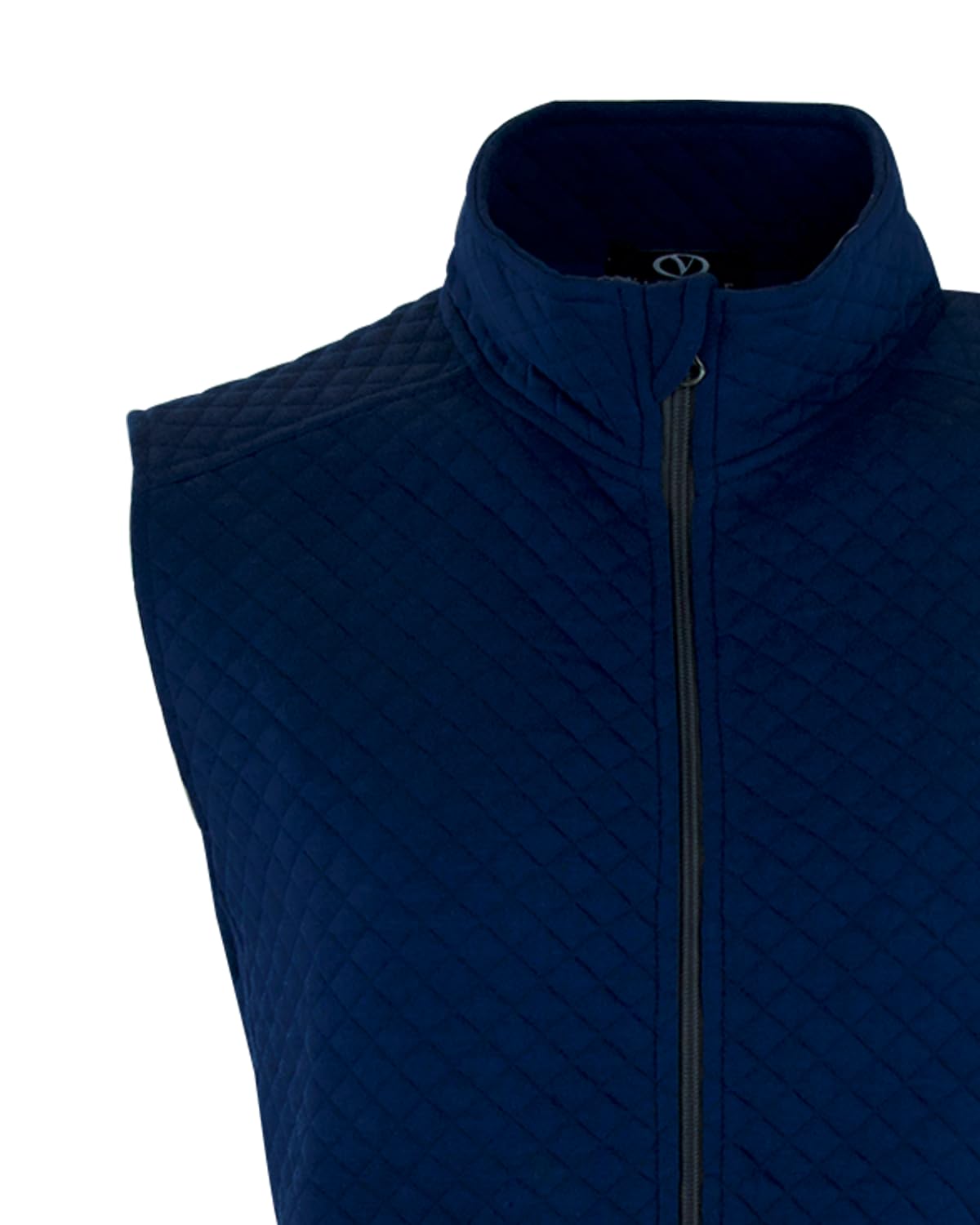 Vantage Apparel Men's Collegiate Full Zip Quilted Vest, Florida Atlantic Owls, X-Large