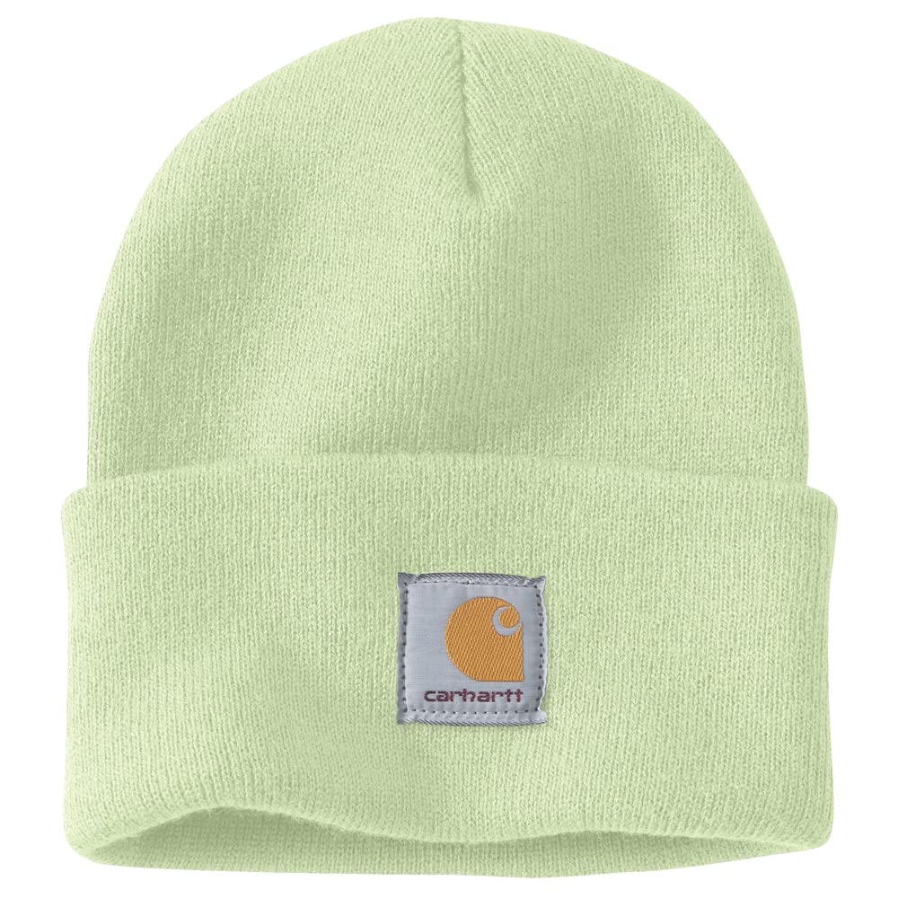 Carhartt Men's Knit Cuffed Beanie (Closeout), Hint of Lime, OFA