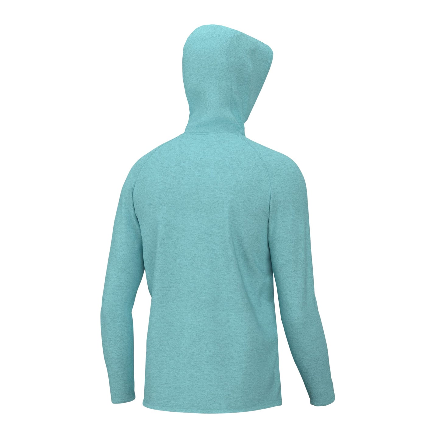 HUK Standard Waypoint Hoodie, Performance Long-Sleeve Shirt for Men, Island Paradise, Small