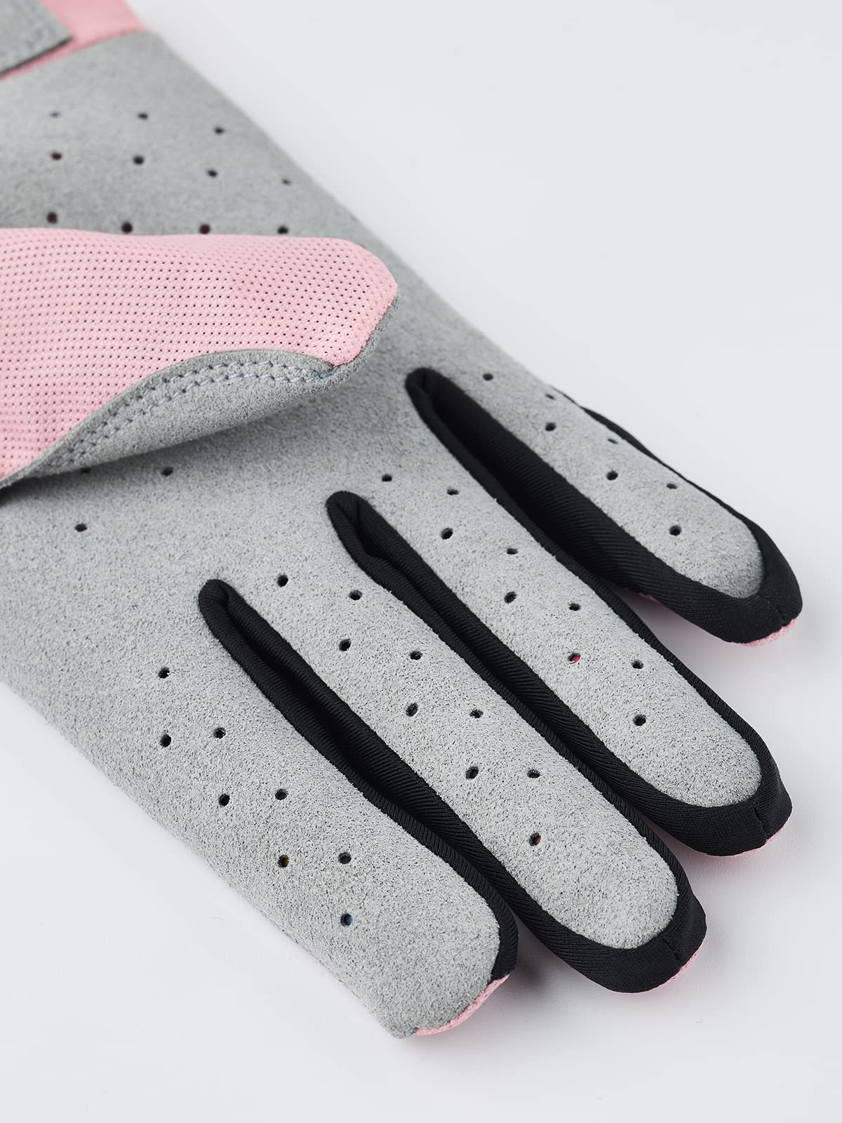 Hestra Unisex Ventair Long Full 5-Finger Glove for Cycling, Walking & Running Outdoors, Pink,7