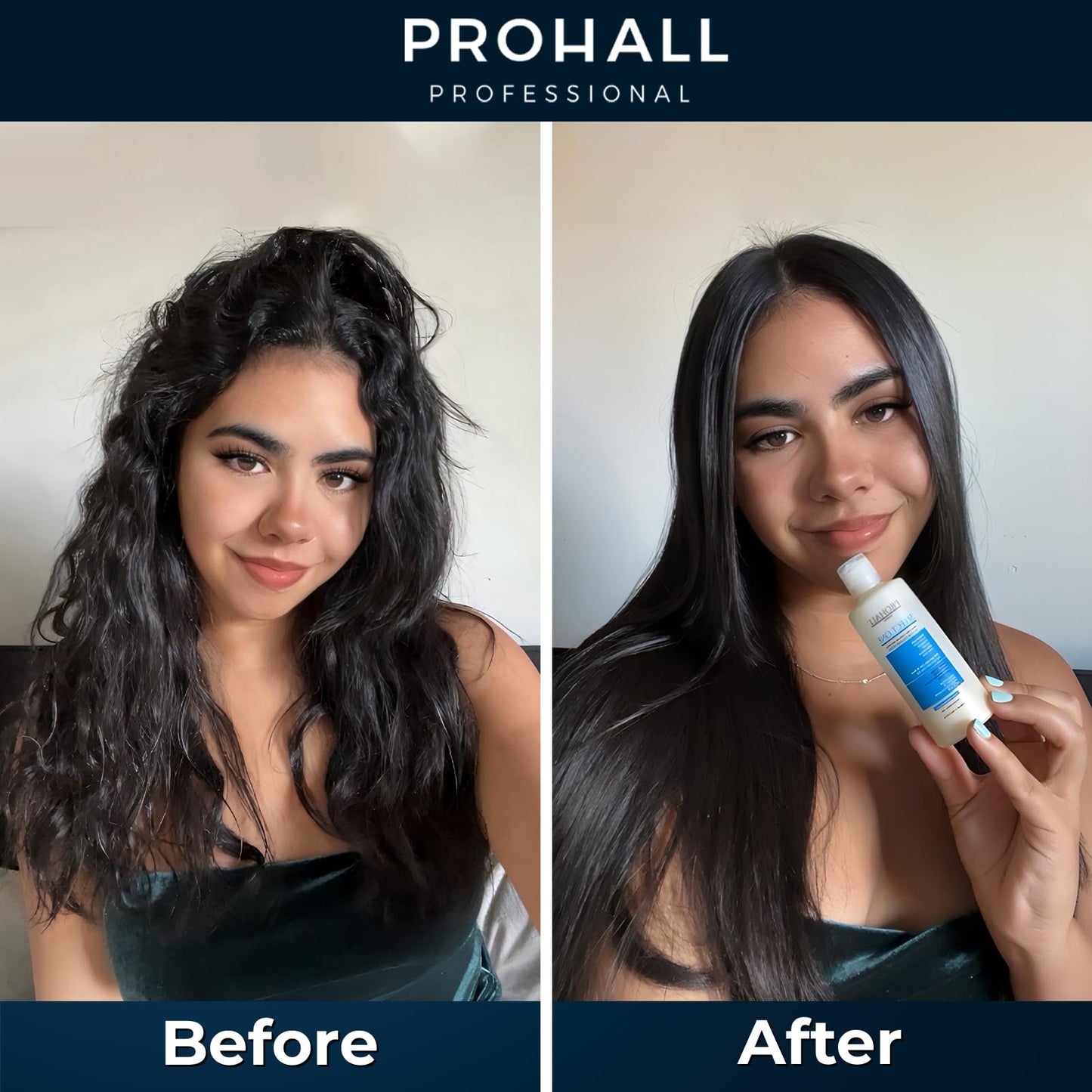 Brazilian Keratin Treatment Blowout Complex - PROHALL SELECT ONE 3.4oz/100ml - Formaldehyde Free Keratin Hair Treatment at Home - Queratina Brasileña Keratina Para Alisar el Pelo Sin Formol