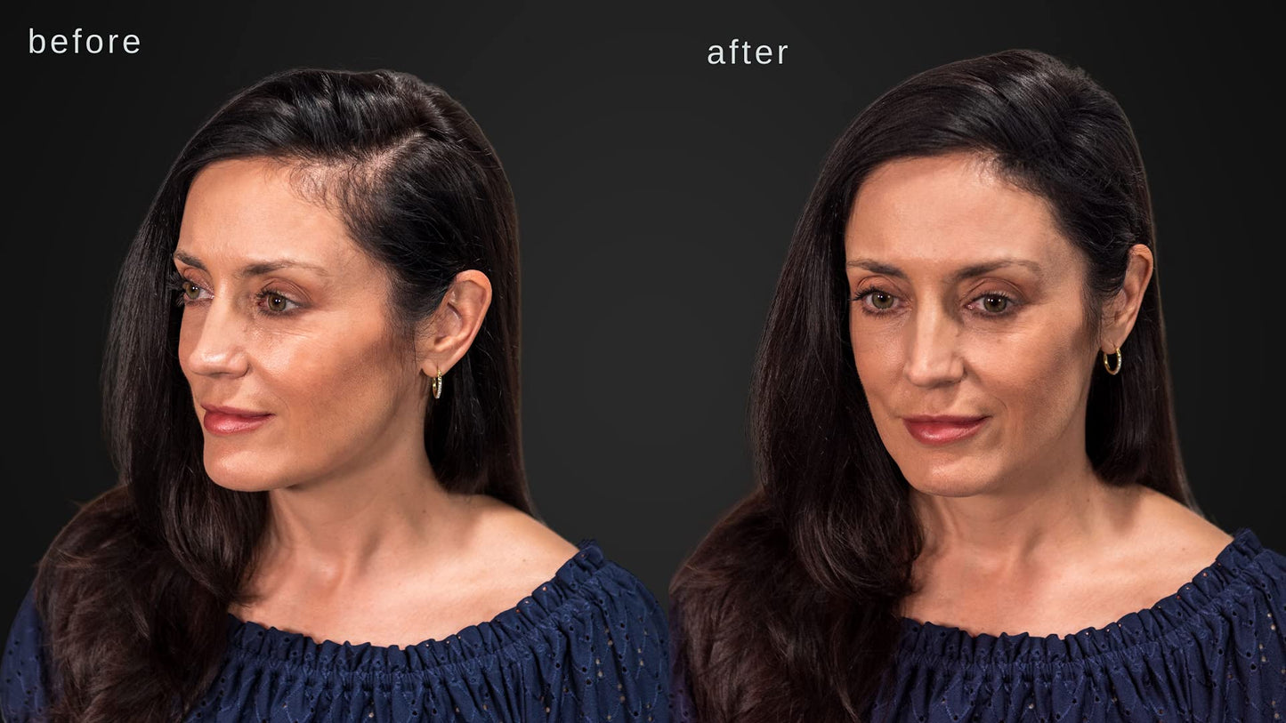 LUXE Hair Thickening Fibers for Unisex, CONFIDENCE IN A JAR, 2 Months+ Supply. Hypoallergenic, Dermatologist Tested, Multiple Colors Available (Black)