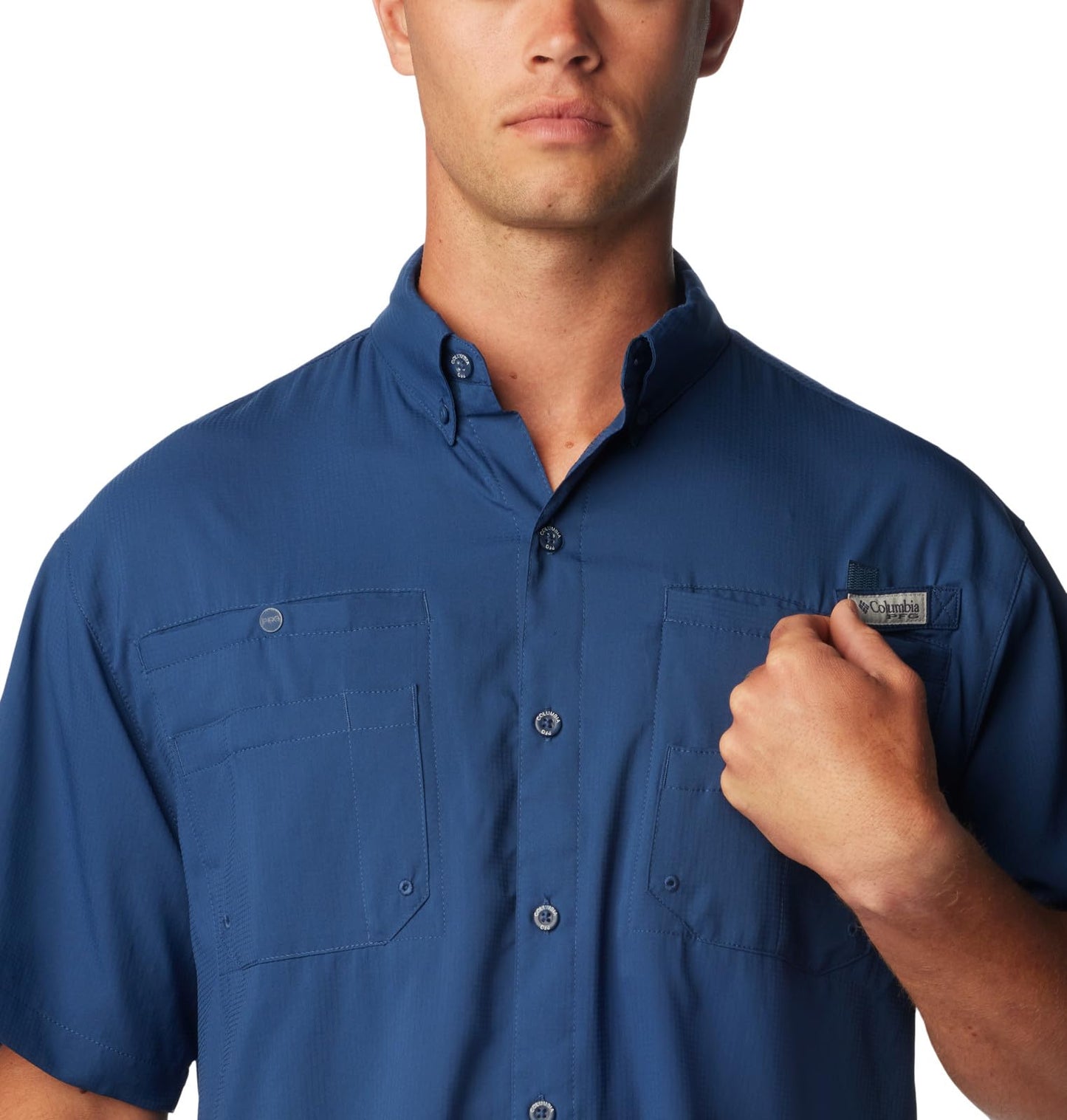 Columbia Men's Standard Tamiami II SS Shirt, Carbon, Large