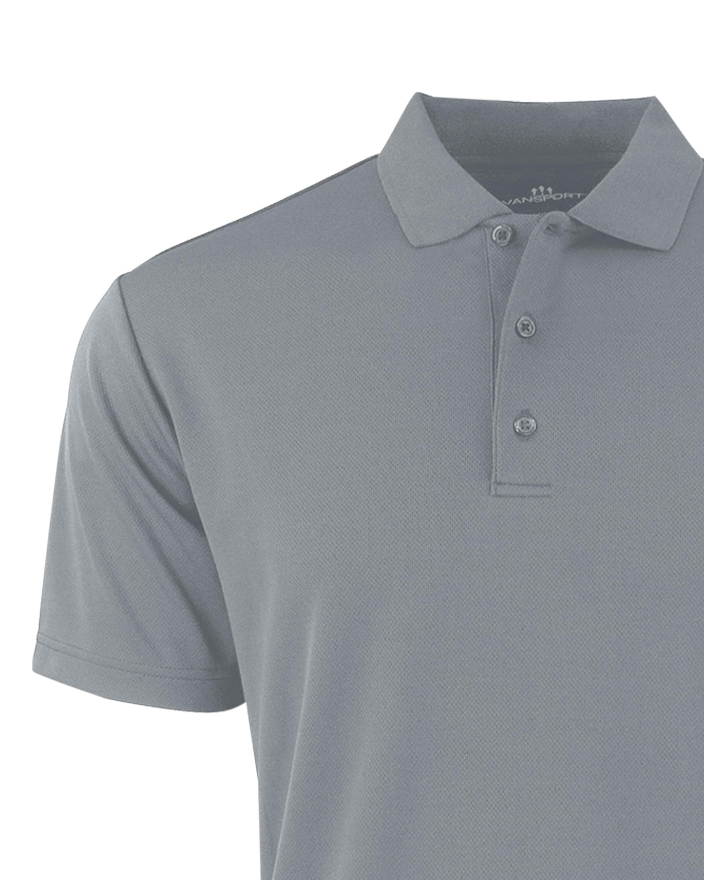 Vantage Apparel Men's Collegiate Polyester Mesh Team Icon Polo, Kansas Jayhawks, Royal, X-Large