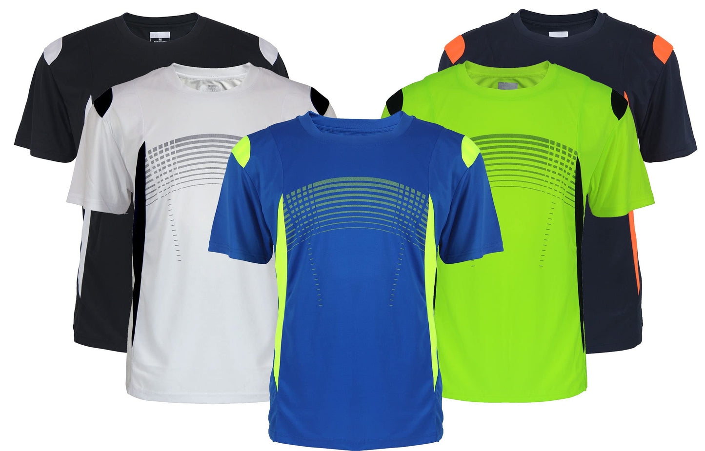 Gary Com Men's T-Shirt 5 Pack, Men's Short Sleeve Tees, Crewneck Cotton T-Shirts for Men Short Sleeve Athletic Tennis Tee
