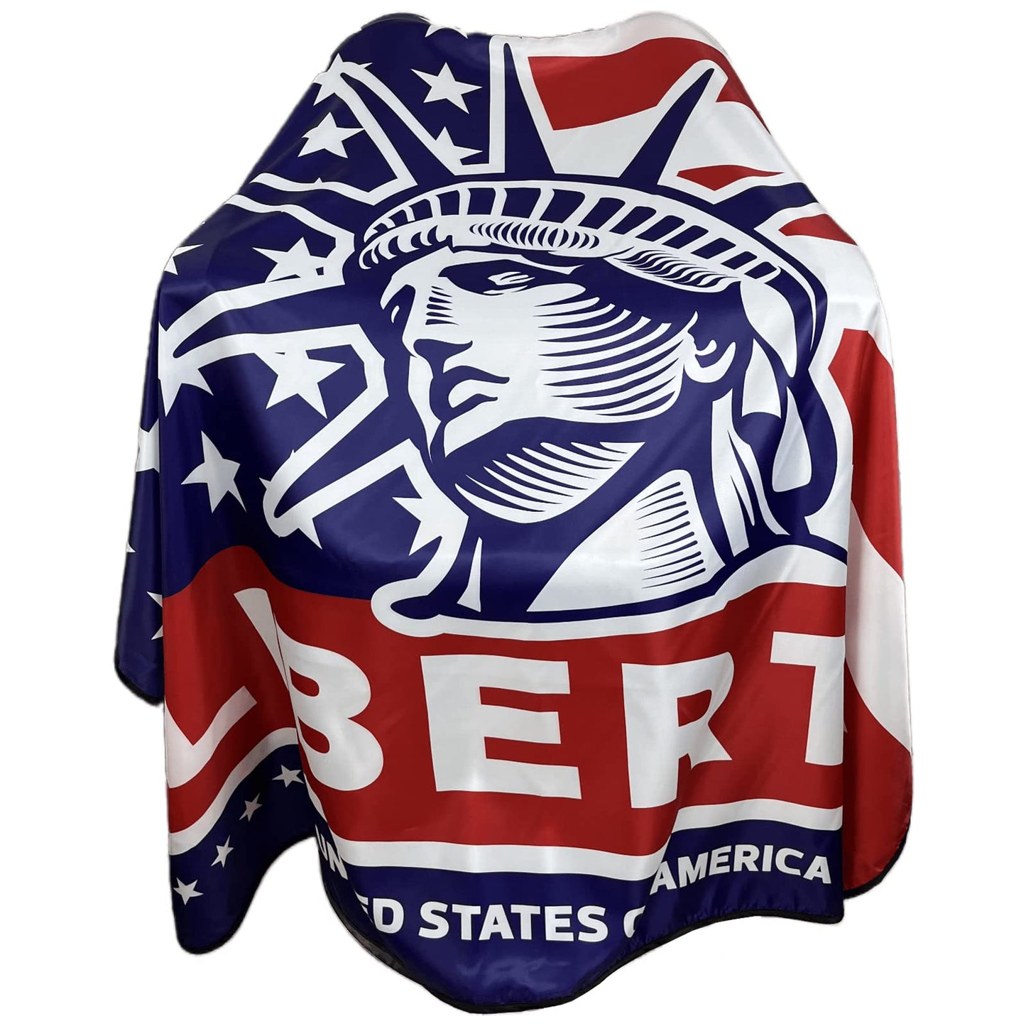 Pelocapa Barber Cape for Men, Haircut Cape with Snap Closures, Professional Salon Cutting Cape, Large Waterproof Hairdressing Cape Gown Apron for Hairstylist- 63”× 56”(American Pattern)