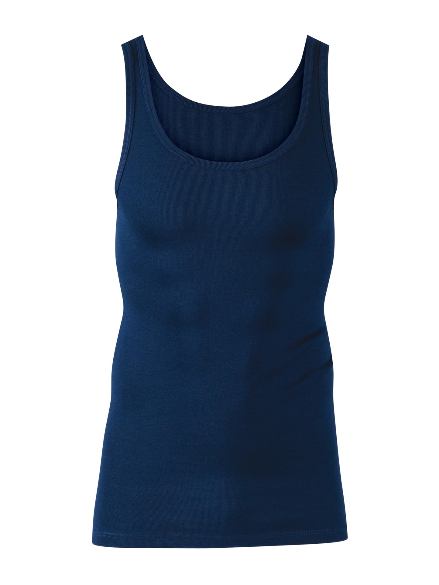 Calida Men's Twisted Cotton Athletic Shirt, 12010, Admiral, M