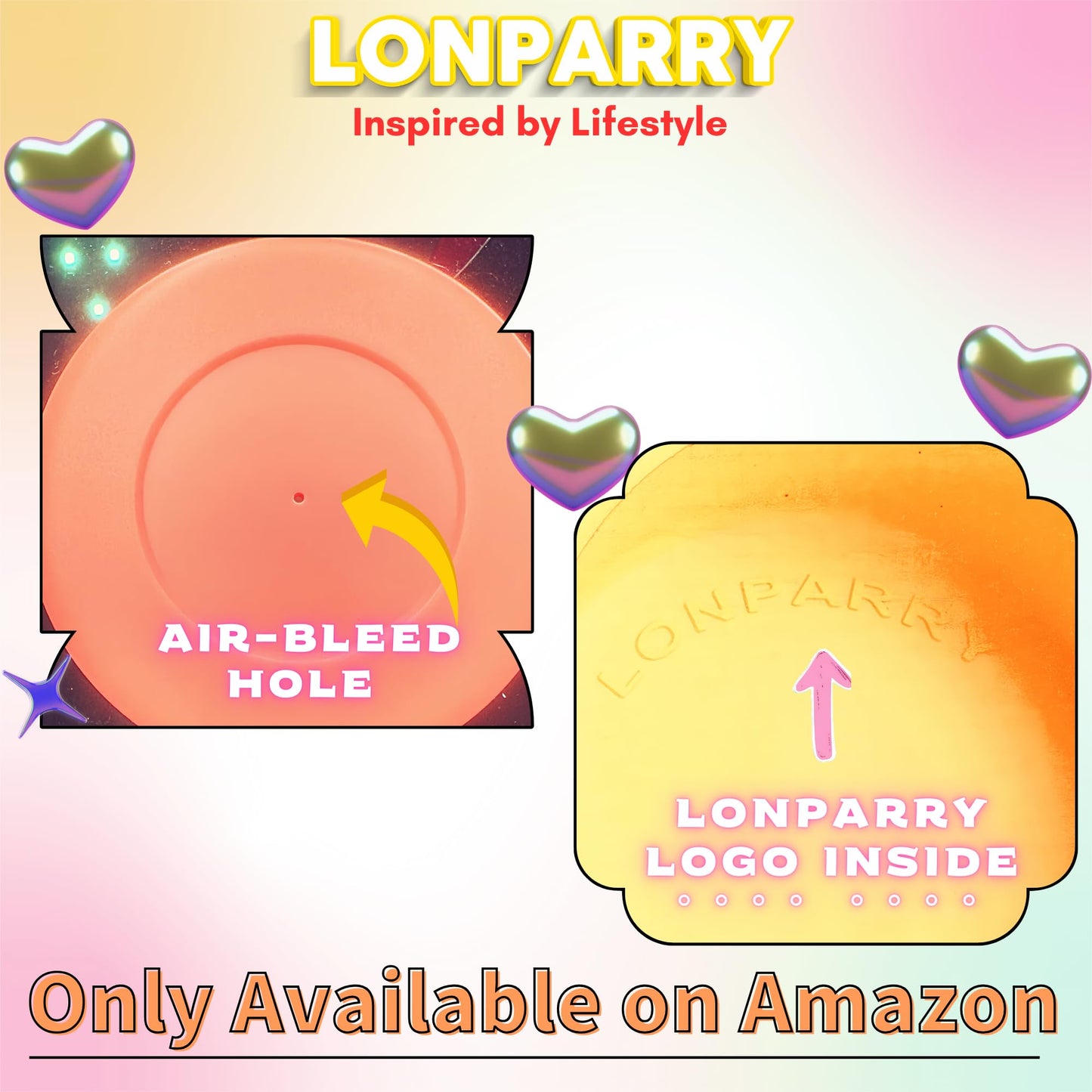 LONPARRY 4-Pack Silicone Boot for Stanley Cup Quencher IceFlow Rubber Bottom Sleeve Protector for Stanley Tumbler HydroFlask Car Travel Cup Bottle Bottom (Clear+Smoky Pink+Clear Peach+Clear Pink)