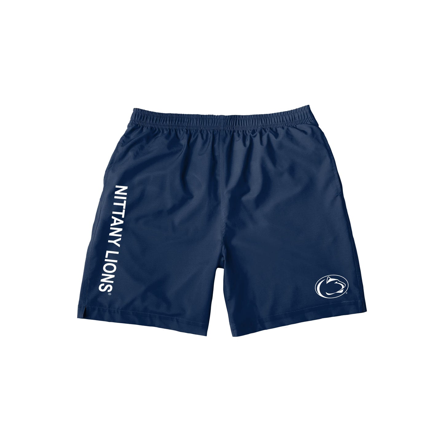 FOCO Penn State Nittany Lions NCAA Mens Solid Wordmark Traditional Swimming Trunks