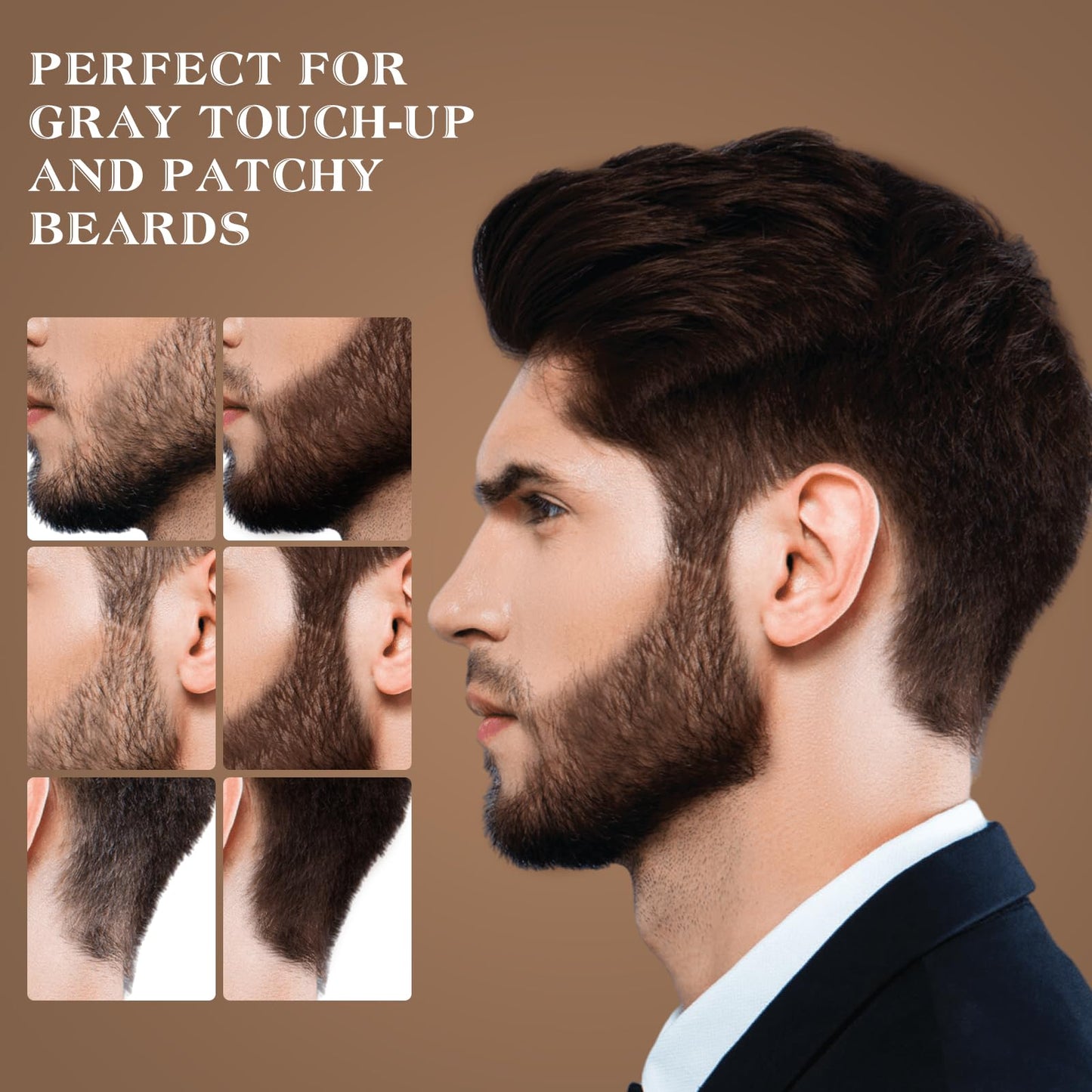 Yargkos Hairline Shadow Powder, Light Brown, Root Touch Up Powder for Instantly Gray Hair Cover Up, Women Color Root Coverage for Thinning Grey, Mens Roots Concealer for Hair Loss Beard Line, #1