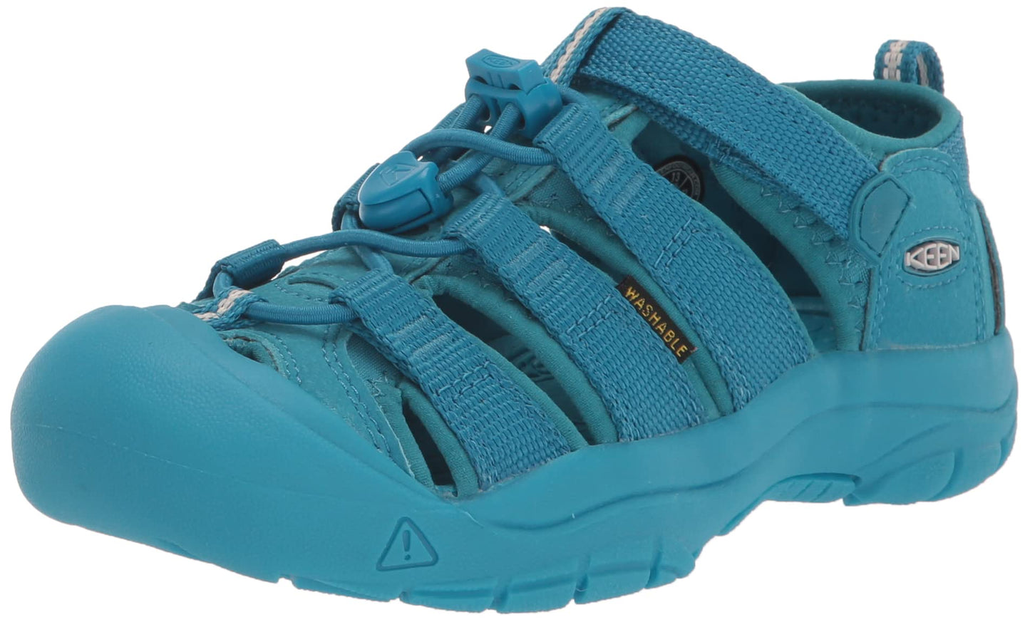 KEEN Newport H2 Closed Toe Water Sandals, Fjord Blue, 1 US Unisex Big Kid