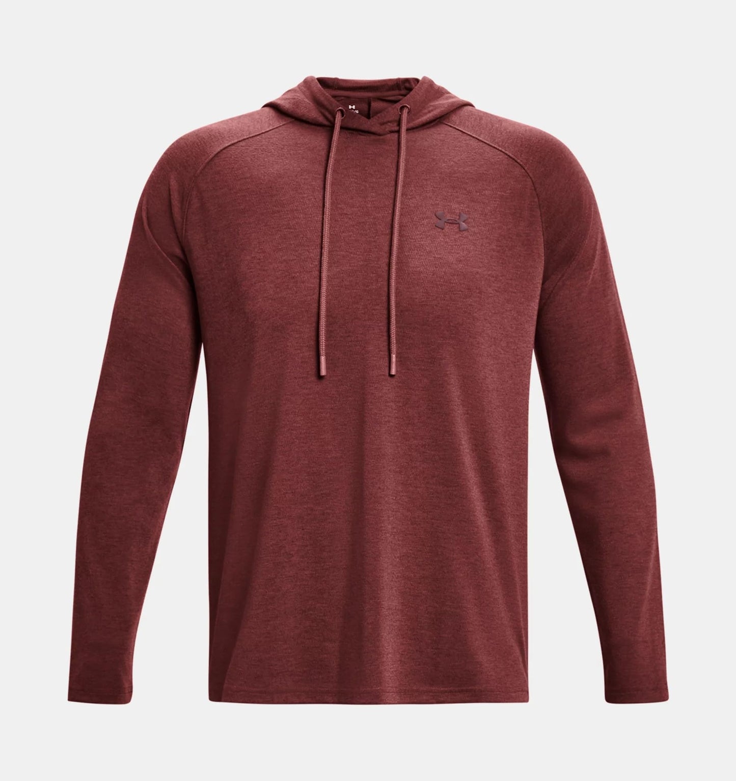 Under Armour Men's UA Expanse Hooded Shirt 1382181 (US, Alpha, Large, Regular, Regular, Cinna Red/Dark Maroon - 688)