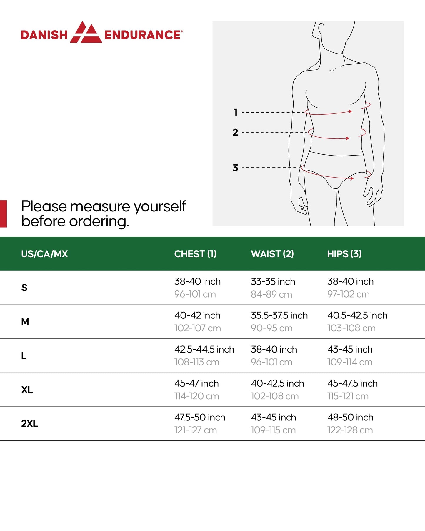 DANISH ENDURANCE Merino Wool Baselayer T-Shirt, Short Sleeve, Premium Undershirt for Men, Breathable and Moisture Wicking, Dark Green, L