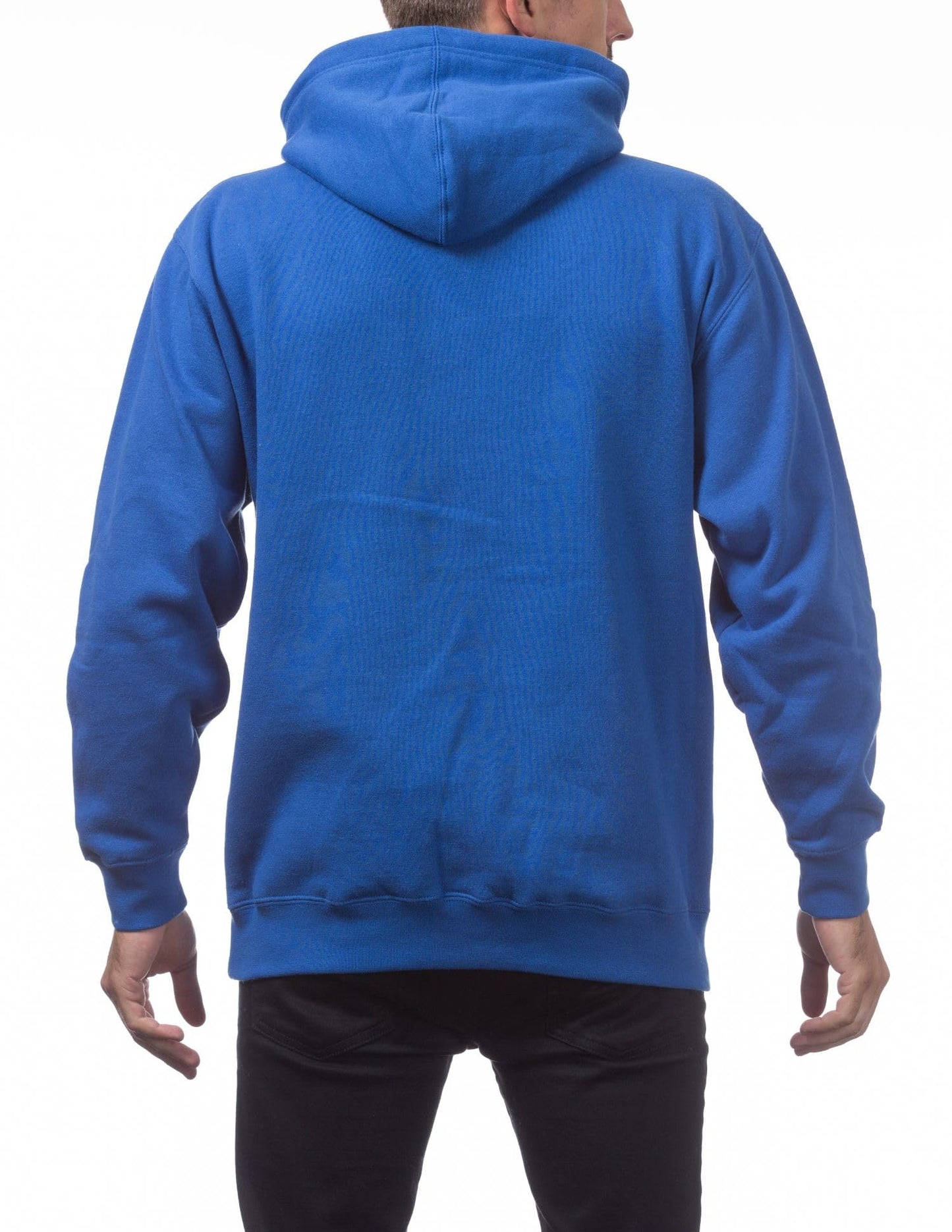 Pro Club Men's Heavyweight Pullover Hoodie (13oz), Royal Blue, Large
