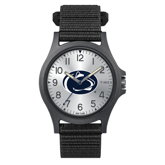 Timex Men's Collegiate Pride 40mm Watch – Penn State Nittany Lions with Black FastWrap Strap