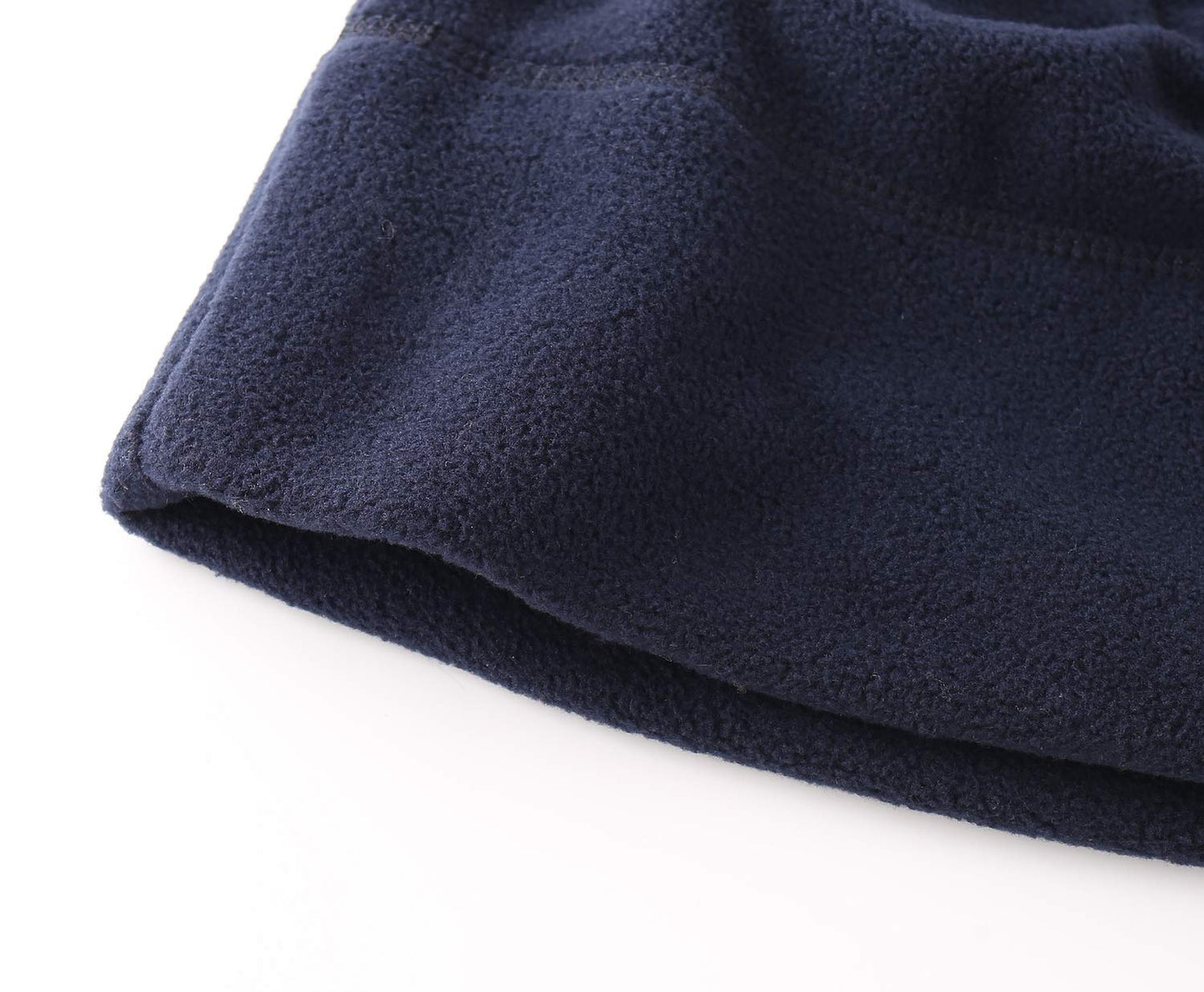 Home Prefer Mens Fleece Skull Beanies Warm Winter Hat (Navy Blue)