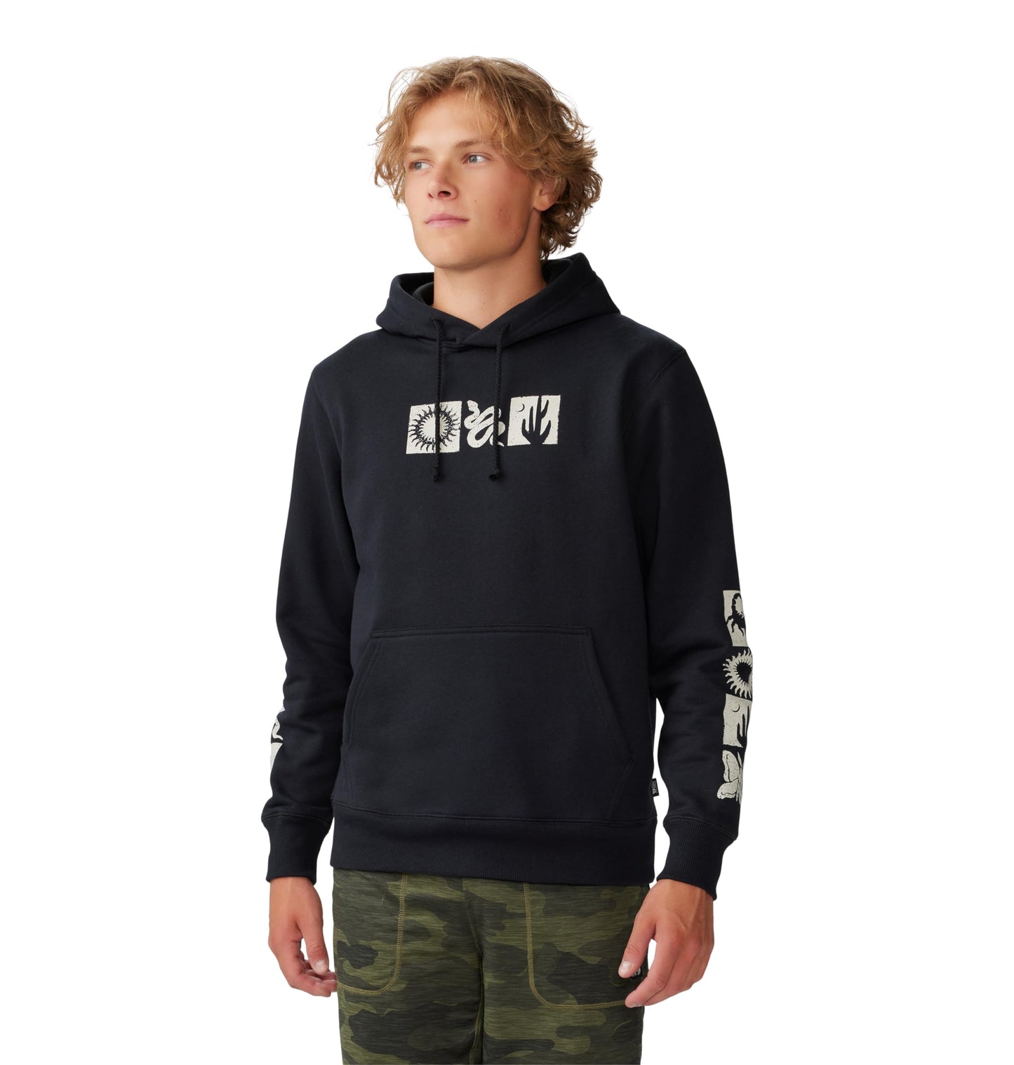 Mountain Hardwear Men's Standard MHW Logo Plus M Hoody, Black, Medium