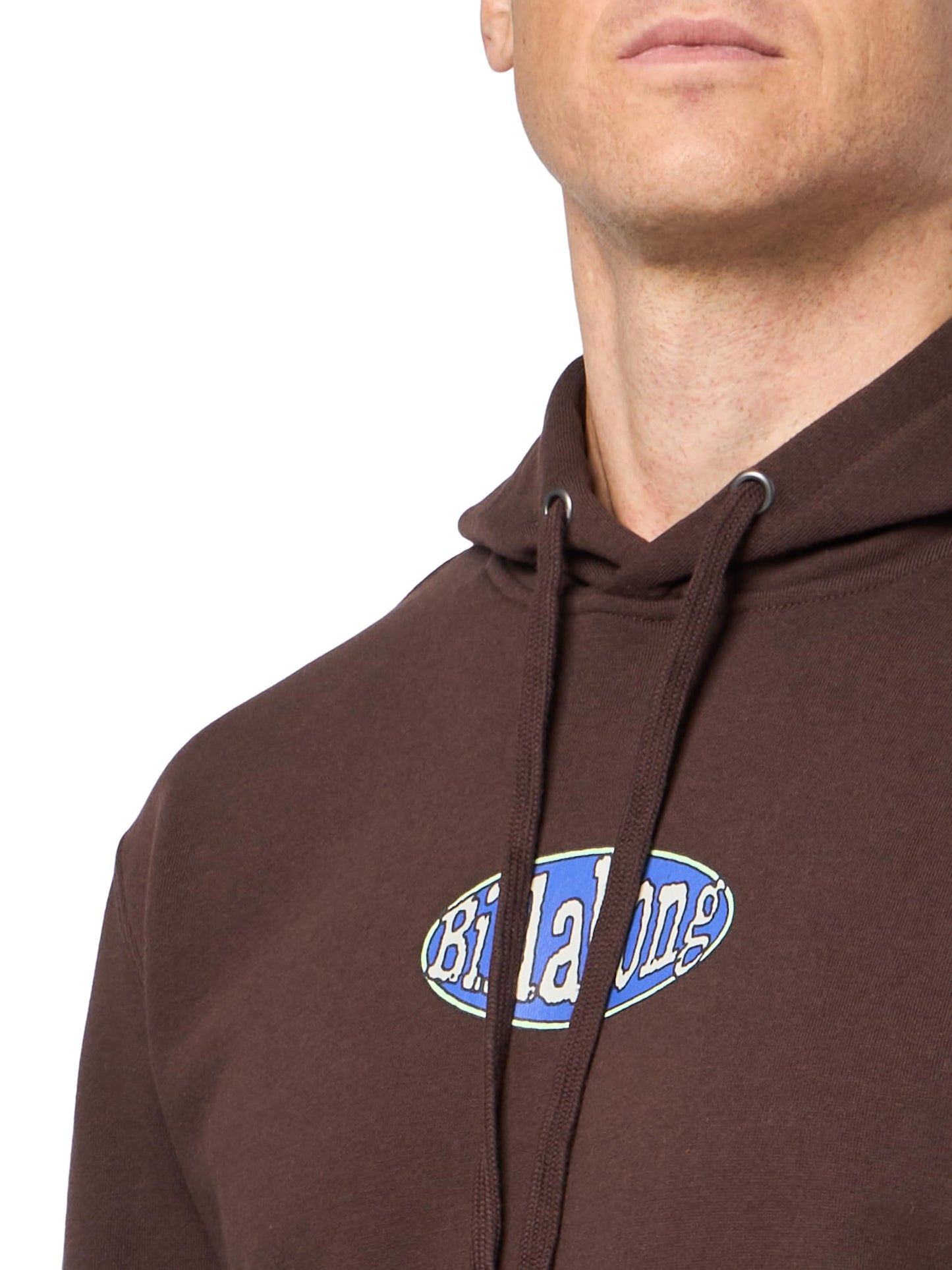 Billabong Men's Short Sands Pullover Graphic Sweatshirt, Java