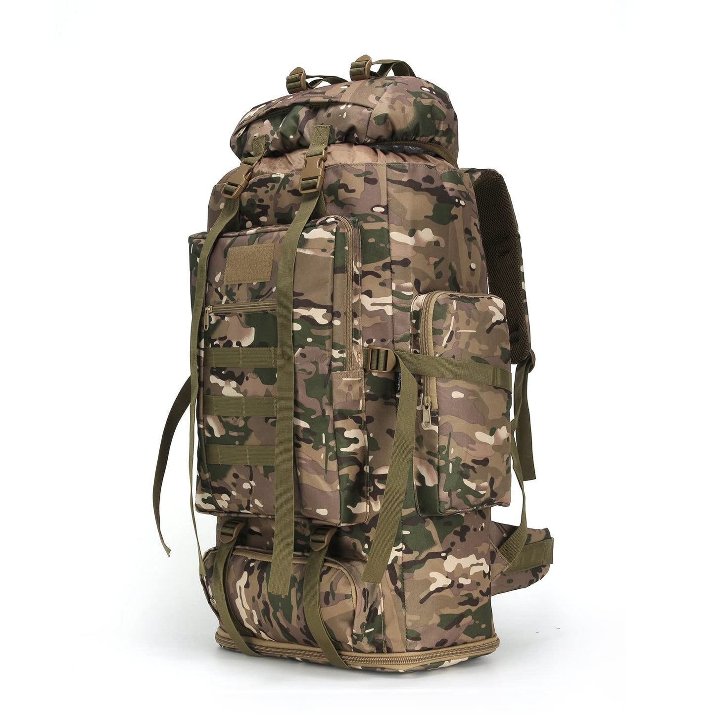 W WINTMING Hiking Backpack for Men 70L/100L Camping Backpack Military Rucksack Molle 3 Days Assault Pack for Climbing