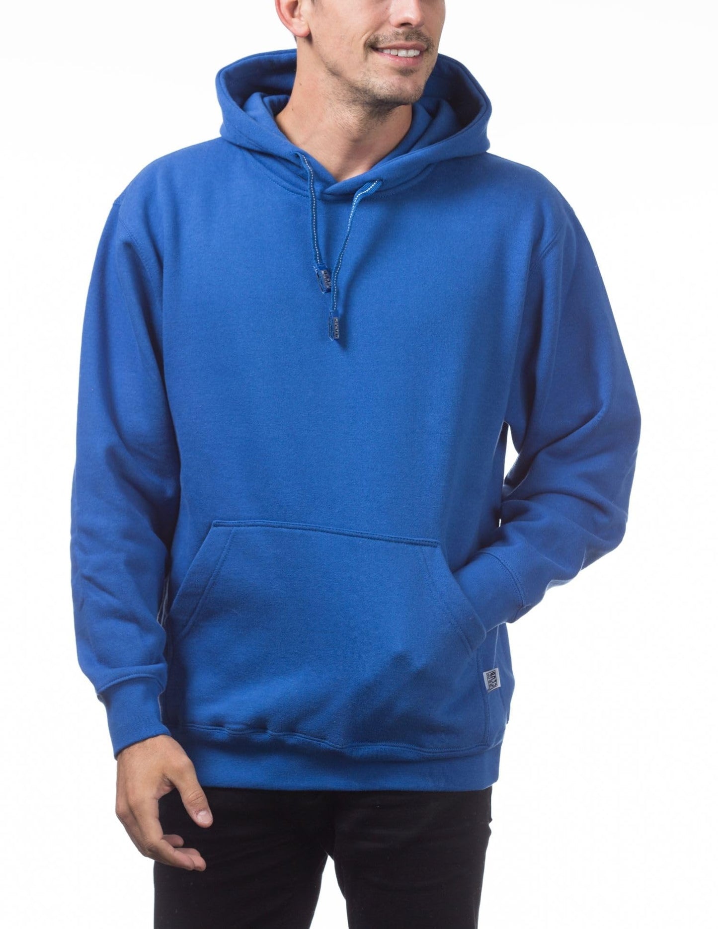 Pro Club Men's Heavyweight Pullover Hoodie (13oz), Royal Blue, Large