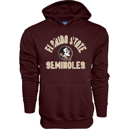 Blue 84 Men's Florida State Seminoles Hoodie Line Up Team Color, Florida State Seminoles Garnet, Large