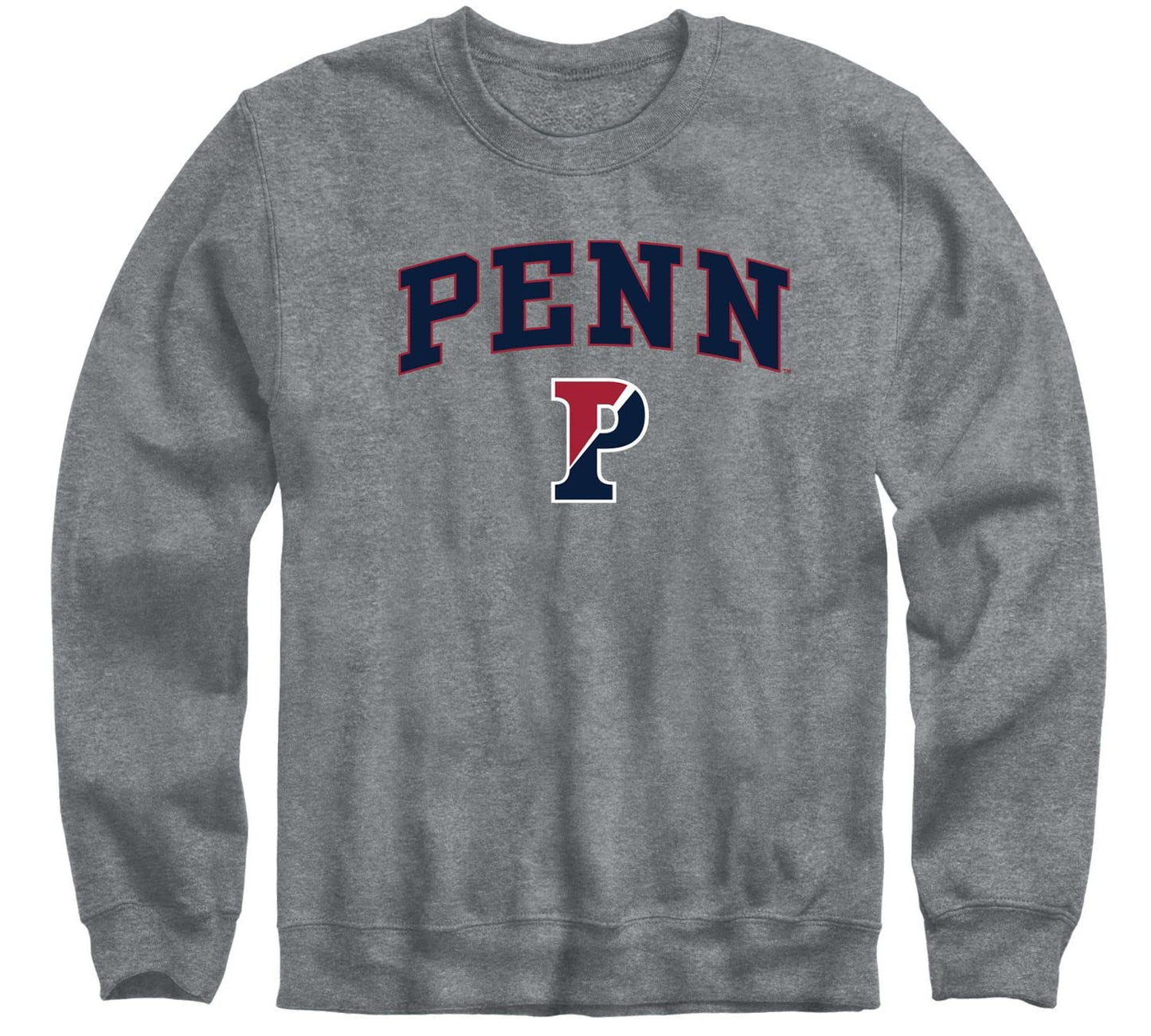 Barnesmith University of Pennsylvania UPenn Quakers Adult Unisex Crewneck Sweatshirt, Spirit, Charcoal Grey, Medium