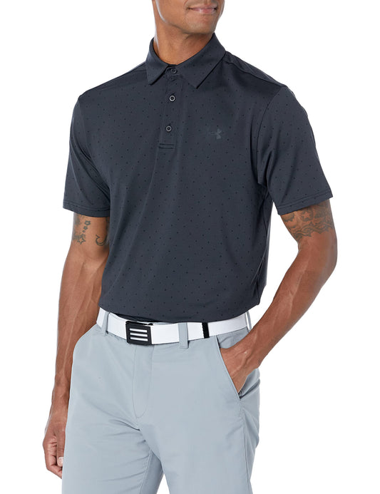 Under Armour Men's Playoff 2.0 Golf Polo, (051) Black/Galaxy Black/Black, X-Small
