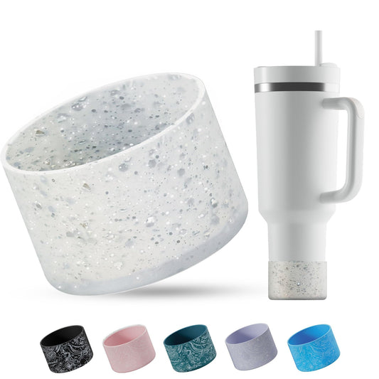 REUZBL Glow up Glitter Bottle Boot Sleeve for Stanley Tumblers 20-40oz, Hydro Flask Tumblers, Simple Modern Tumblers, Iron Flask Tumbler, Similar Tumblers, Tumbler Water Bottle Accessory