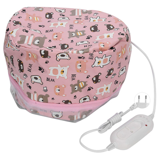 Hair SPA , Electric Hair Heater , Adjustable Oil Treatment Steamer Hat Detachable Hair Care Tool(US)