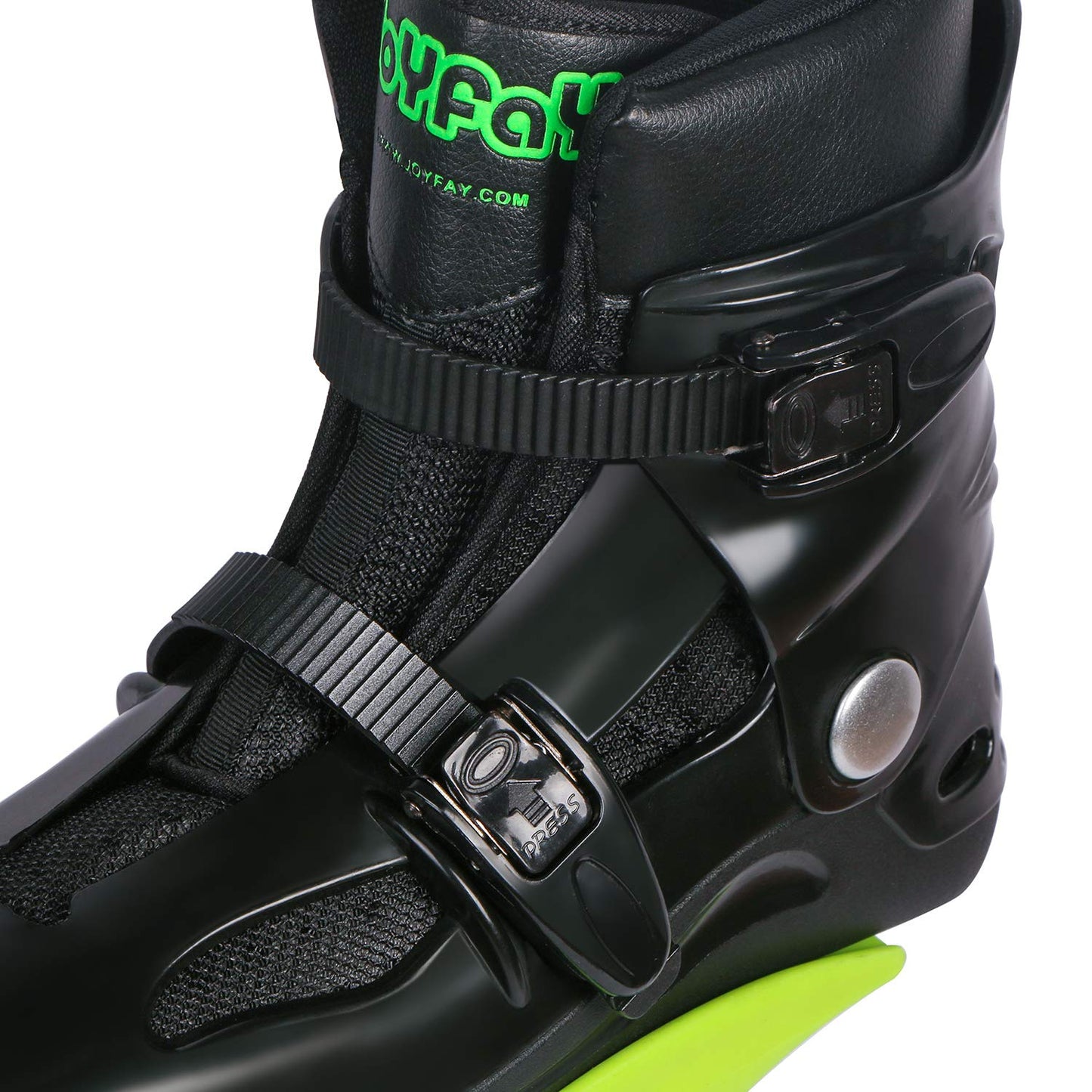 Joyfay Jumps Shoes for Fitness and Workout - Comfortable and Stylish Design - Premium Durable Materials - Unisex Design (Large, Black/Green)