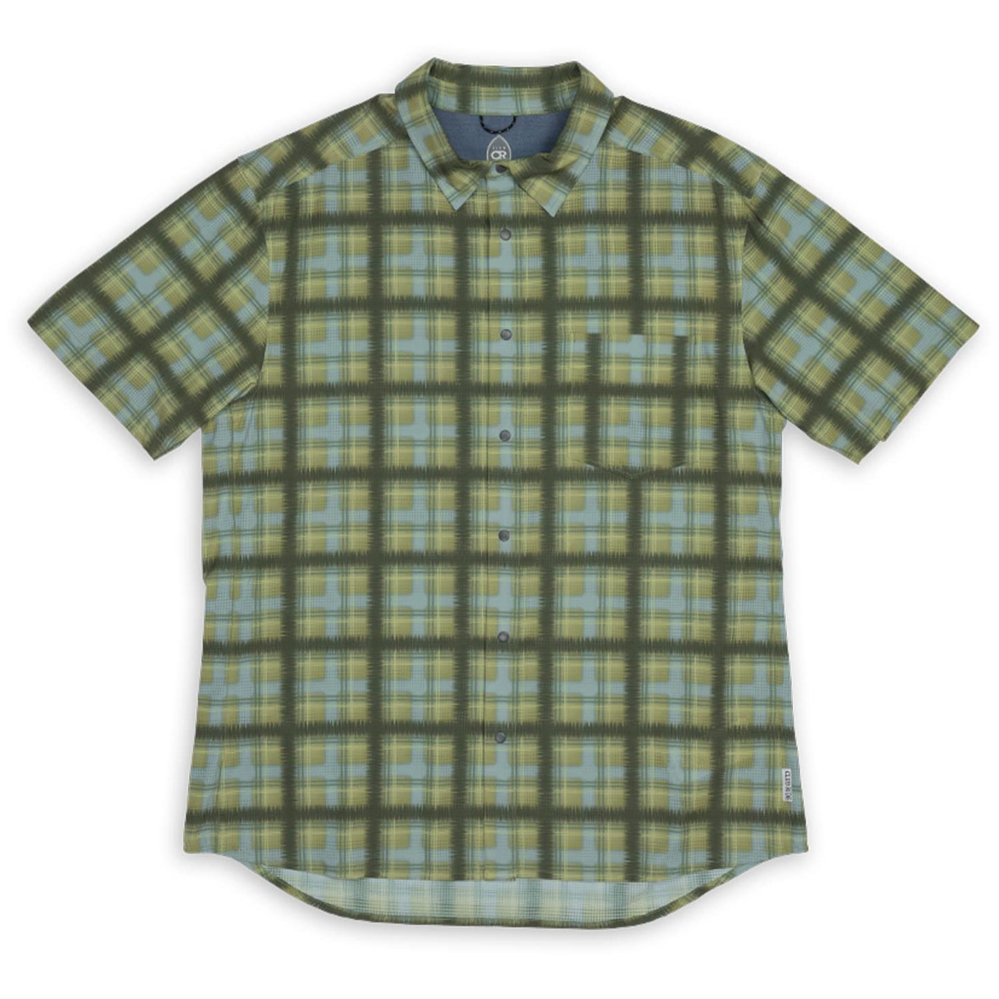 Club Ride Apparel Men's Motive Biking Shirt - Short Sleeve Cycling Jersey - Cypress Green Vibes - Small