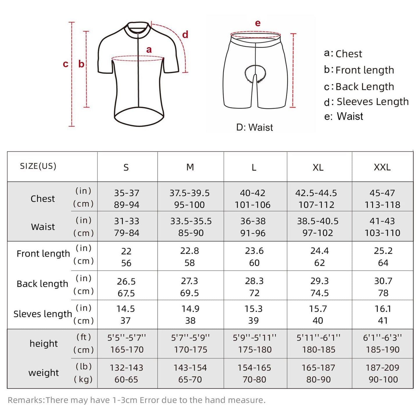 Lixada Men's Cycling Jersey Set Short Sleeve Suit Quick Dry Bicycle Shirt Shorts Padded Bike Outfit MTB Cycling Clothing Kit