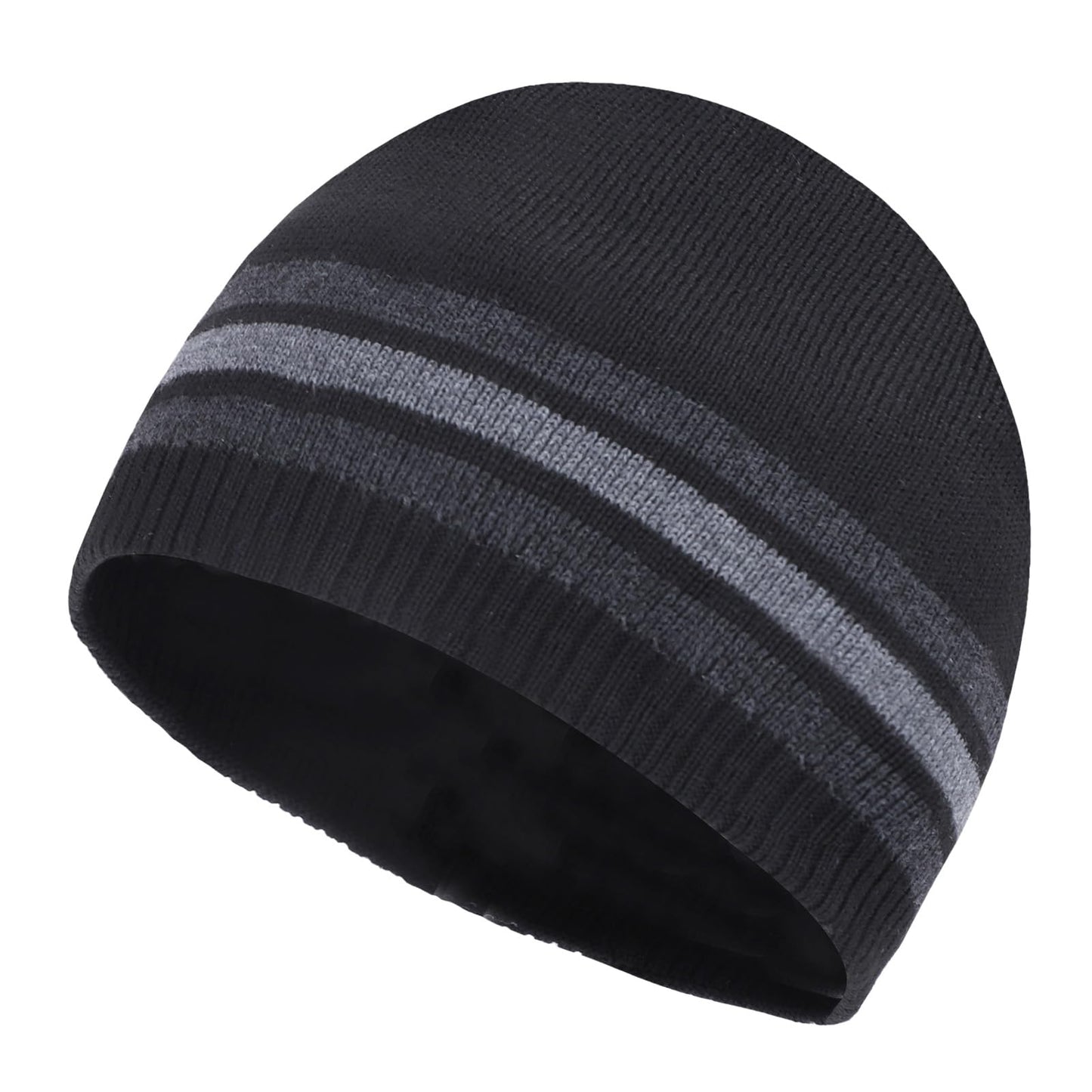 BUTITNOW Oversize XXL Winter Beanie Knit Hat for Men - Daily Knit Ribbed Cap - Warm Toboggan Skull Caps for Cold Weather